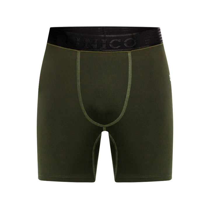 Mundo Unico Men’s Boxer Medio Deportivo Atletismo Verde - High-Performance Green Mid-Length Athletic Boxer Briefs