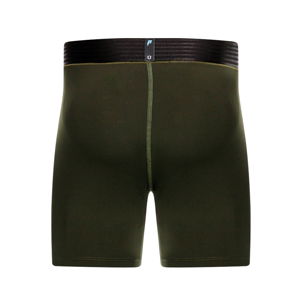 Mundo Unico Men’s Boxer Medio Deportivo Atletismo Verde - High-Performance Green Mid-Length Athletic Boxer Briefs