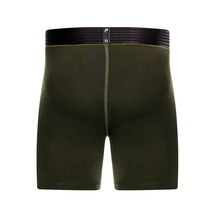 Mundo Unico Men’s Boxer Medio Deportivo Atletismo Verde - High-Performance Green Mid-Length Athletic Boxer Briefs