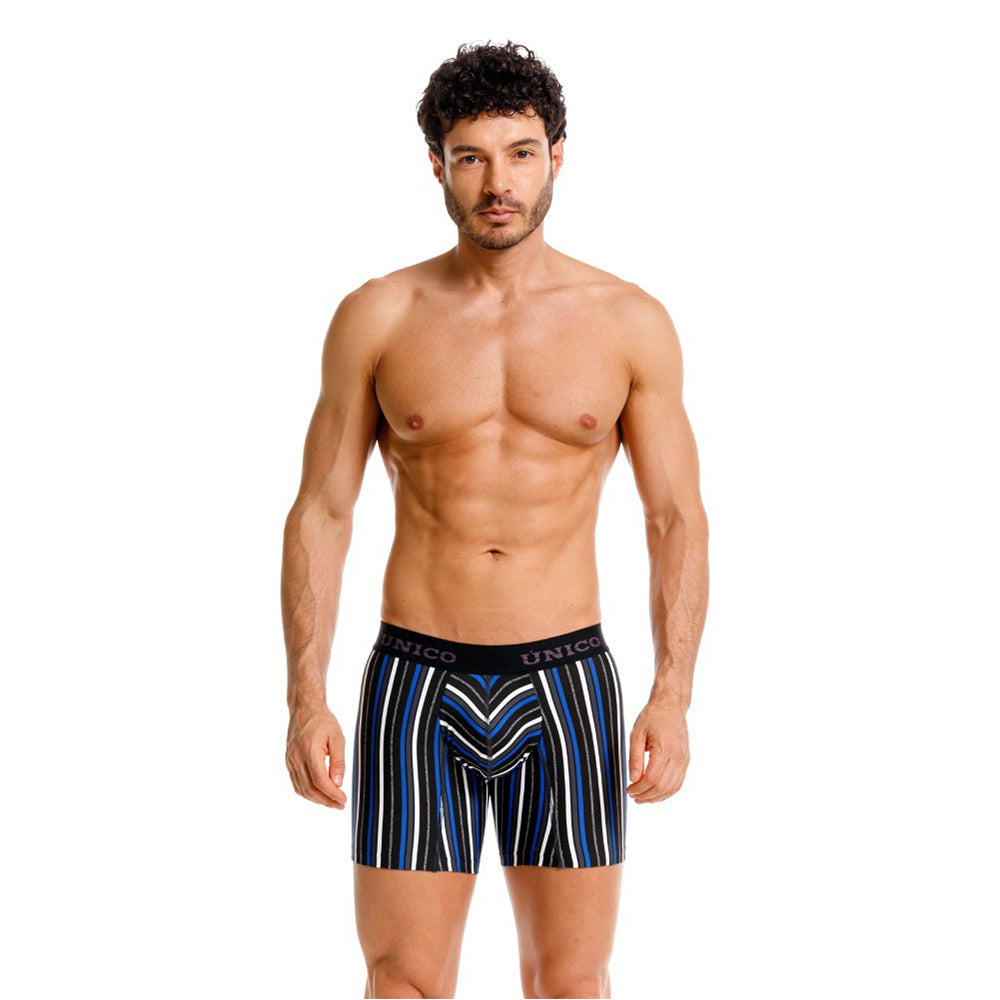 Mundo Unico Benghazi Men's Boxer Briefs in Blue – men's boxer briefs Handmade in Colombia
