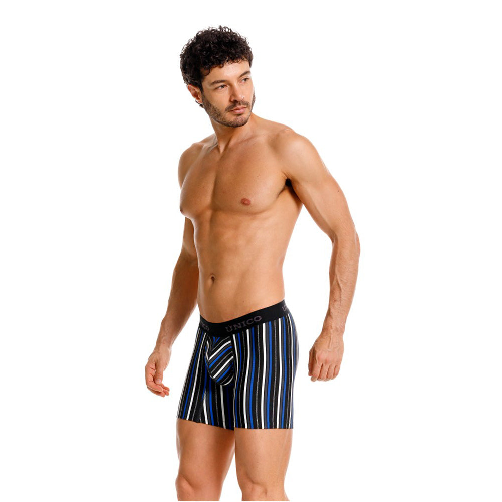 Mundo Unico Benghazi Men's Boxer Briefs in Blue – men's boxer briefs Handmade in Colombia