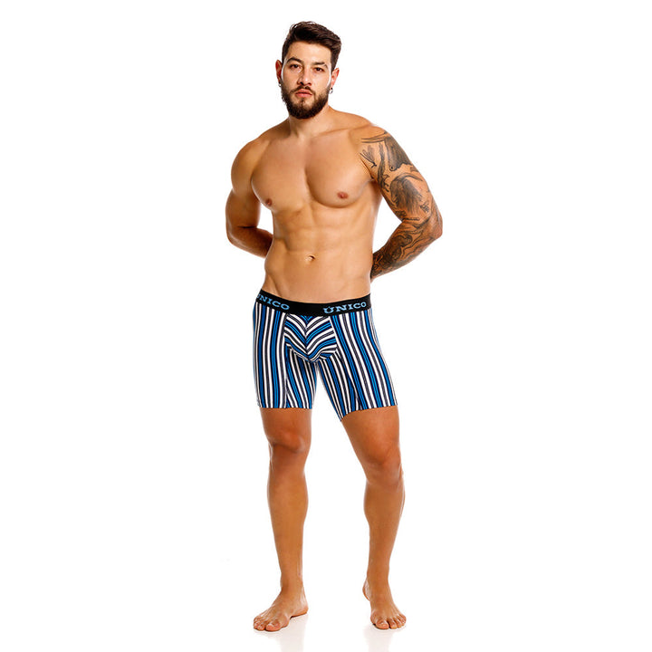 Mundo Unico Carballo Men's Boxer Briefs in Blue – men's boxer briefs Handmade in Colombia