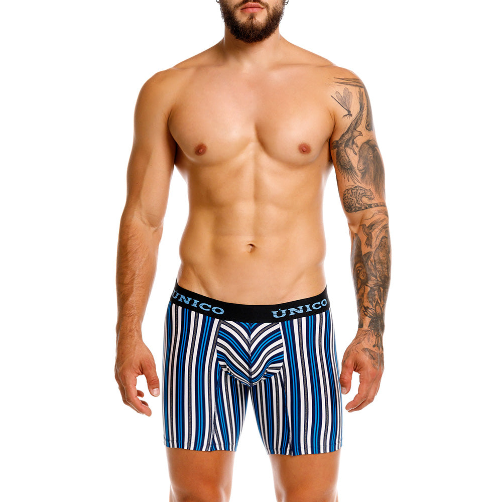 Mundo Unico Carballo Men's Boxer Briefs in Blue – men's boxer briefs Handmade in Colombia