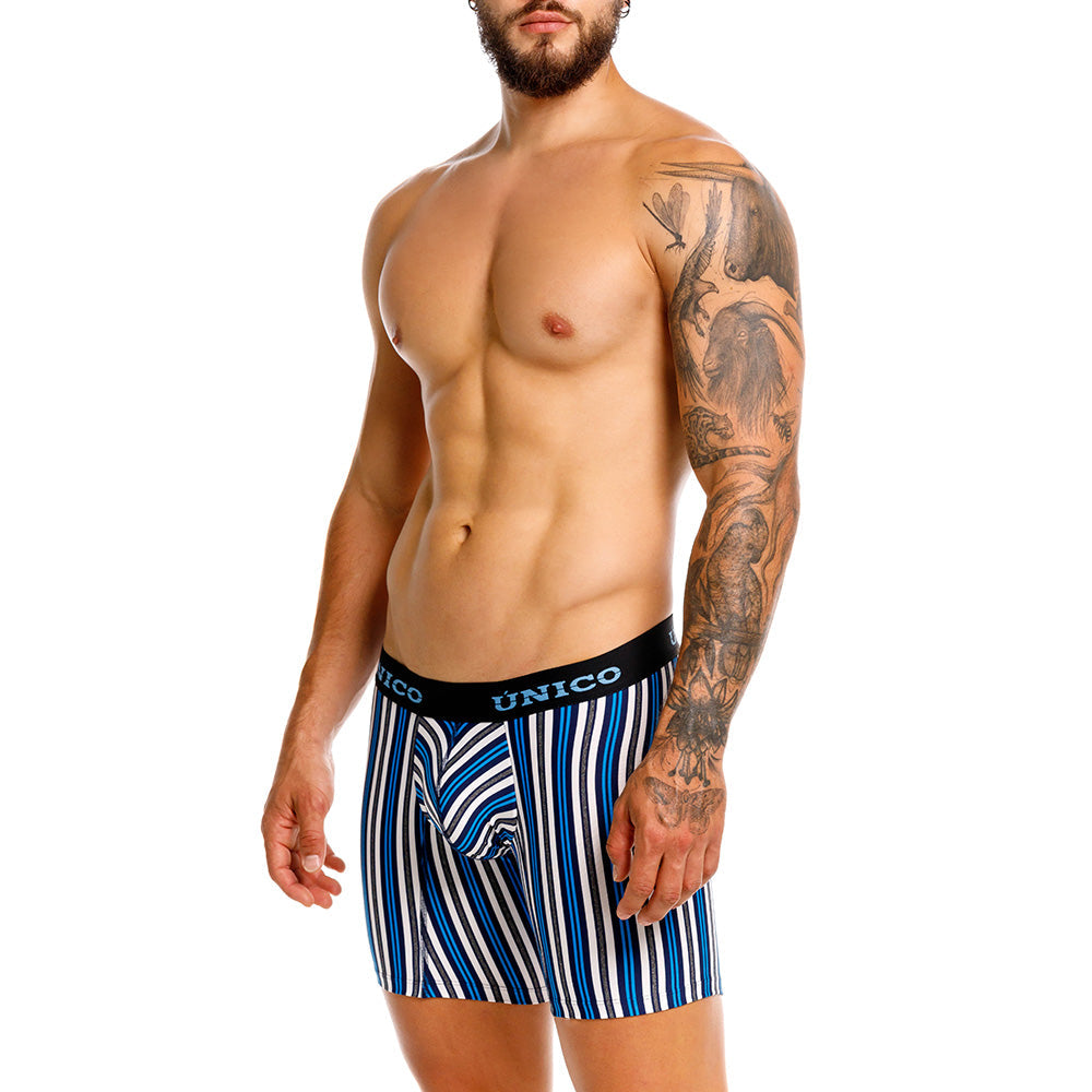 Mundo Unico Carballo Men's Boxer Briefs in Blue – men's boxer briefs Handmade in Colombia