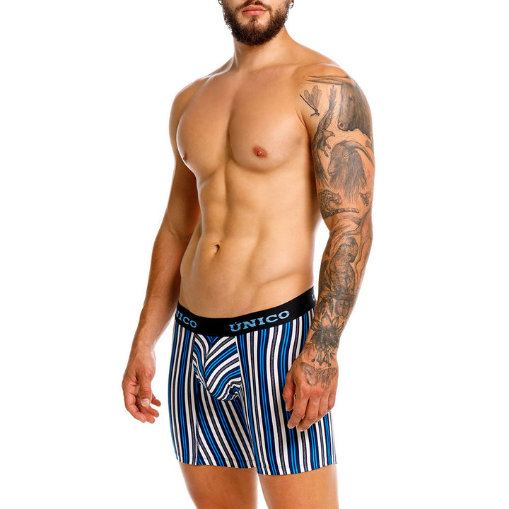 Mundo Unico Carballo Men's Boxer Briefs in Blue – men's boxer briefs Handmade in Colombia