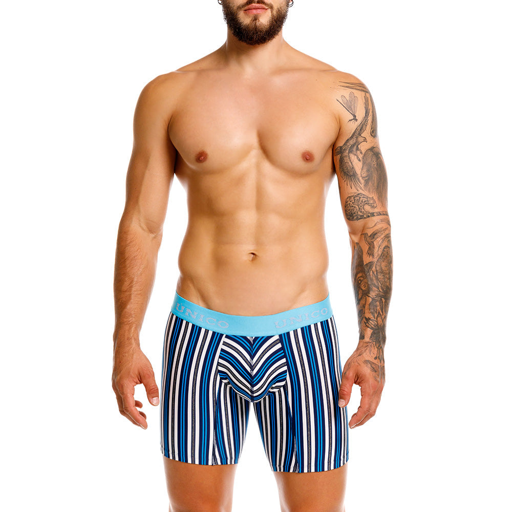 Mundo Unico Getafe Men's Boxer Briefs in Blue – men's boxer briefs Handmade in Colombia