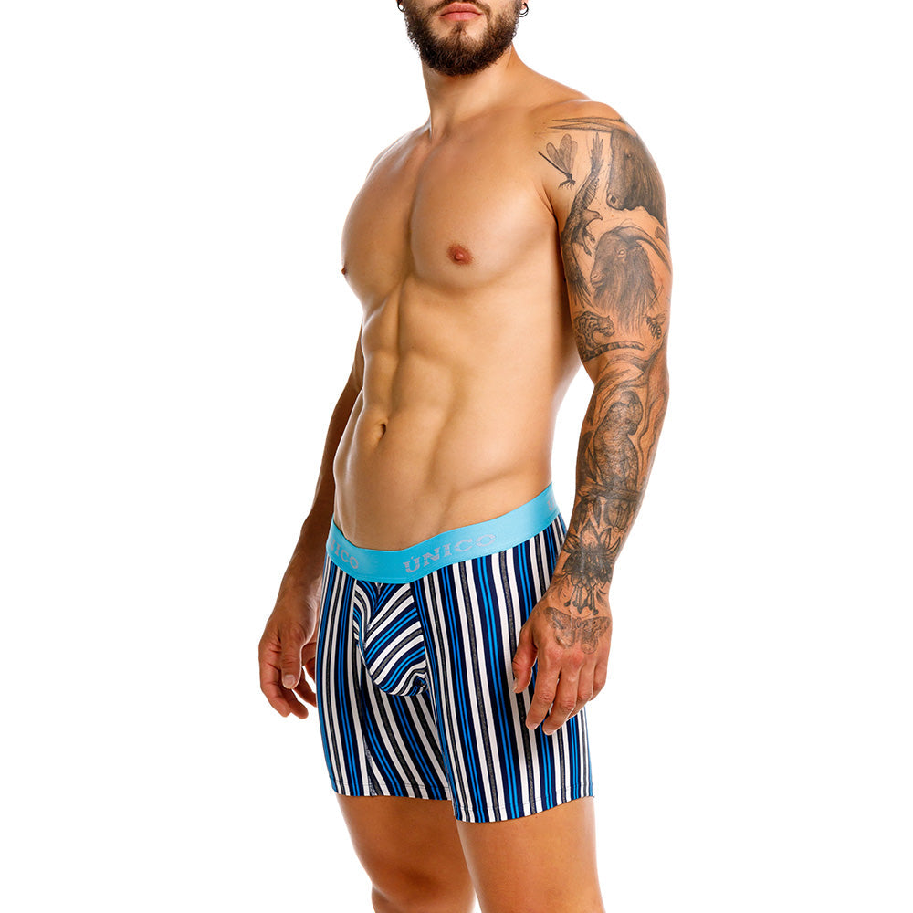 Mundo Unico Getafe Men's Boxer Briefs in Blue – men's boxer briefs Handmade in Colombia