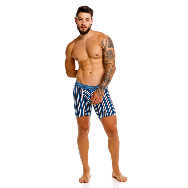 Mundo Unico Vinaroz Men's Boxer Briefs in Blue – men's boxer briefs Handmade in Colombia