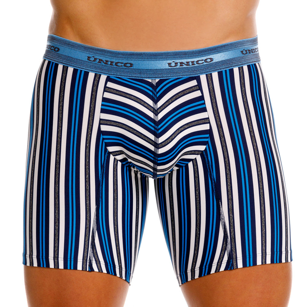 Mundo Unico Vinaroz Men's Boxer Briefs in Blue – men's boxer briefs Handmade in Colombia