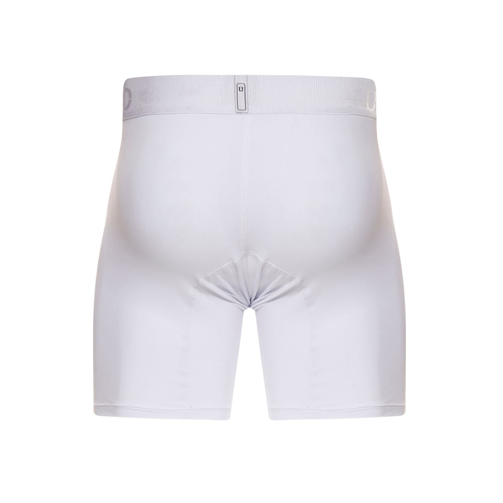 Mundo Unico Men's Tilo A23 Mid-Length Boxer Briefs - White Premium Cotton Comfort