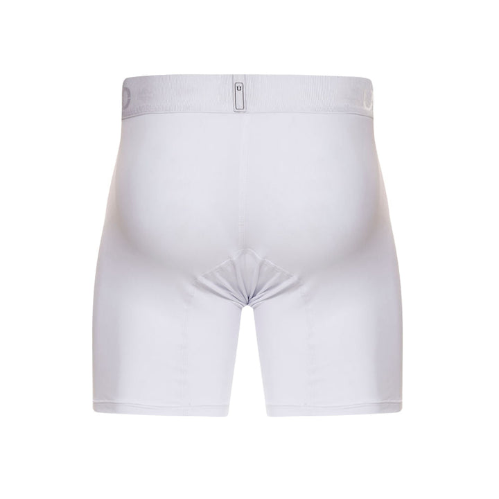Mundo Unico Men's Tilo A23 Mid-Length Boxer Briefs - White Premium Cotton Comfort