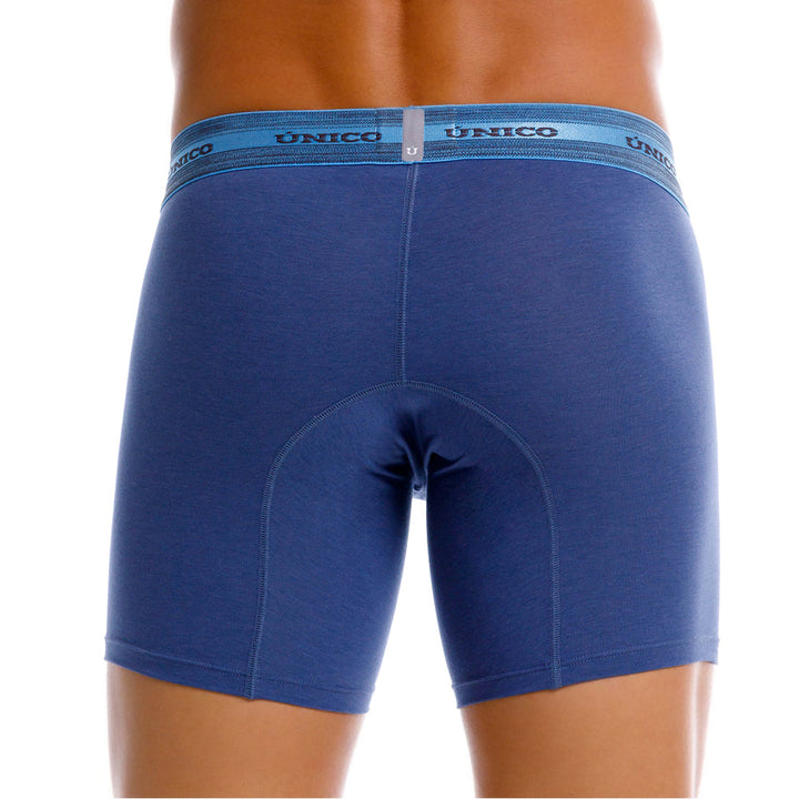 Mundo Unico Men’s Boxer Largo Clasico Blanco - Premium Cotton Long Leg Boxer Briefs