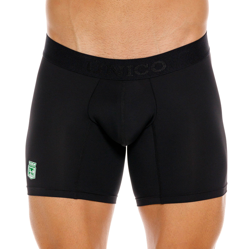Mundo Unico Men’s Boxer Medio Gooolll Negro - Atlético Nacional Edition Microfiber Boxers