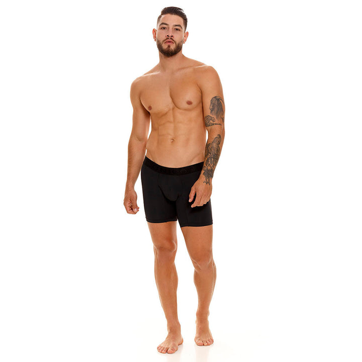 Mundo Unico Roble M23 Men's Mid-Length Boxer Briefs - Black (Negro)