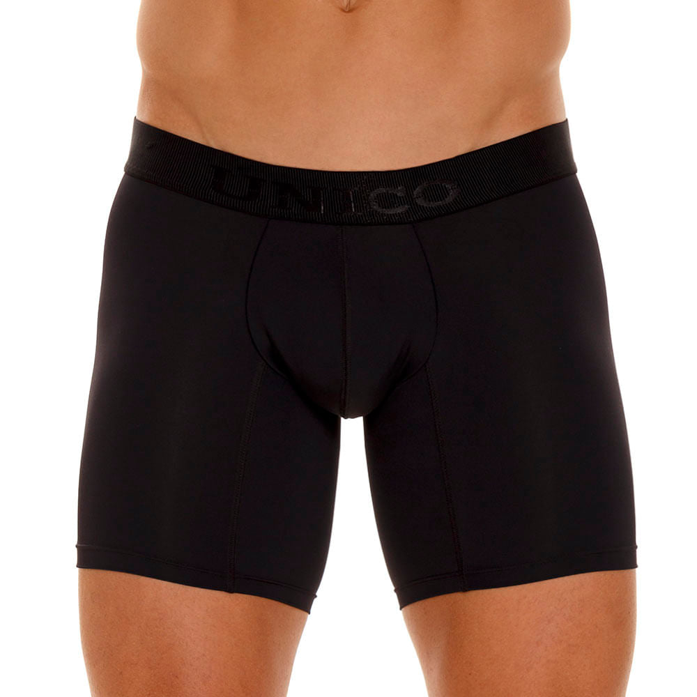 Mundo Unico Roble M23 Men's Mid-Length Boxer Briefs - Black (Negro)