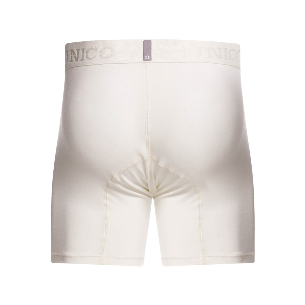 Mundo Unico Men's Nivjis Beige Mid-Length Boxer Briefs - Solid