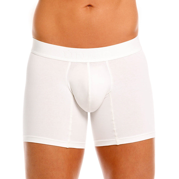 Mundo Unico Men's Nivjis Beige Mid-Length Boxer Briefs - Solid