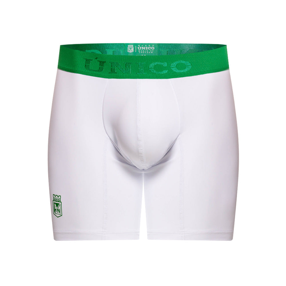 Mundo Unico Atlético Nacional Boxer Medio Pórtico Blanco | Men's Underwear