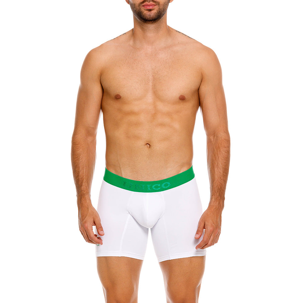 Mundo Unico Atlético Nacional Boxer Medio Pórtico Blanco | Men's Underwear