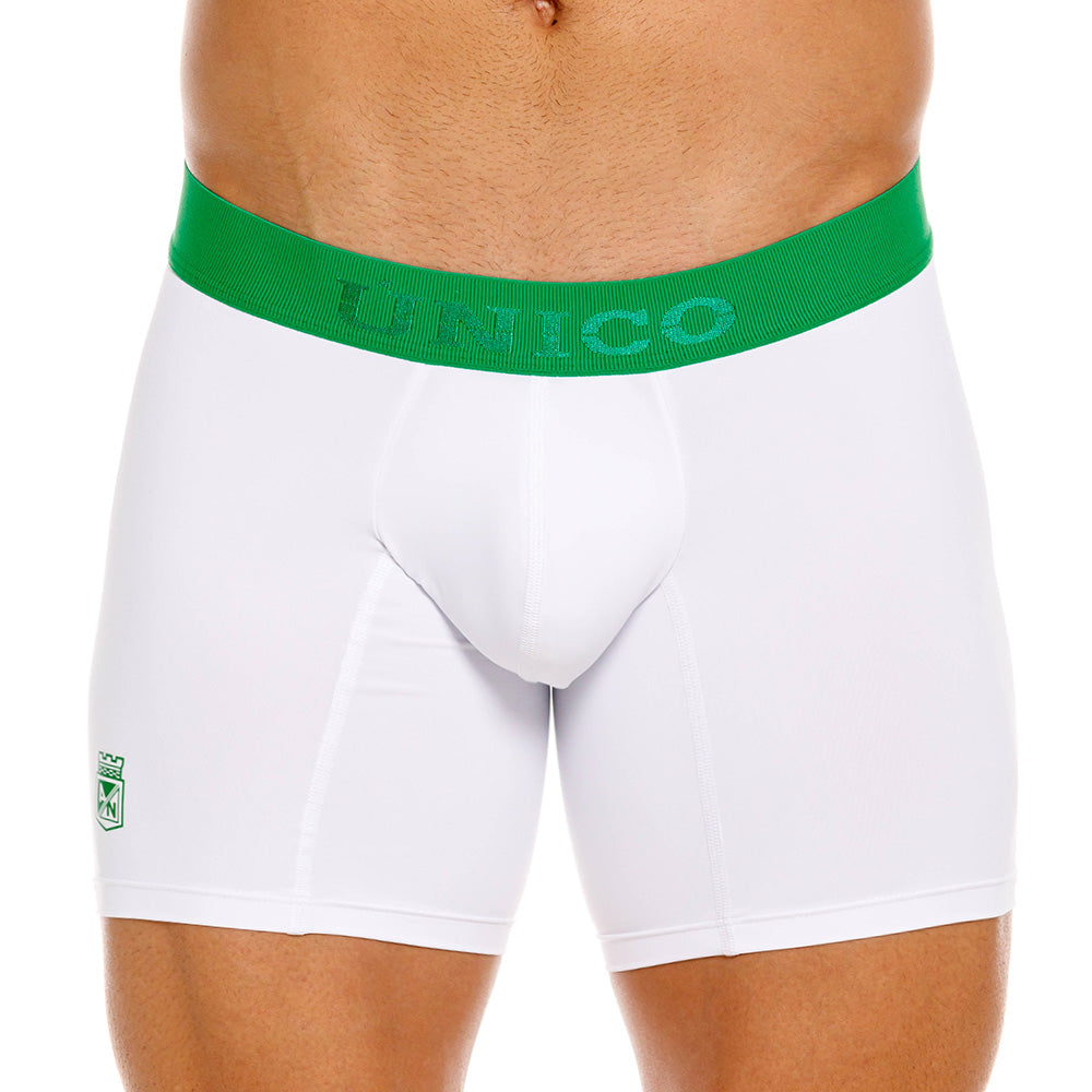 Mundo Unico Atlético Nacional Boxer Medio Pórtico Blanco | Men's Underwear