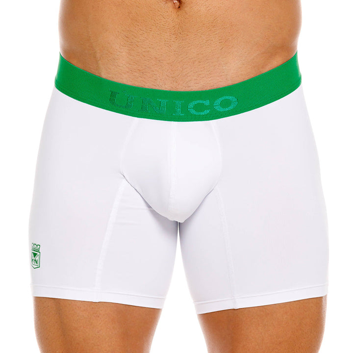 Mundo Unico Atlético Nacional Boxer Medio Pórtico Blanco | Men's Underwear