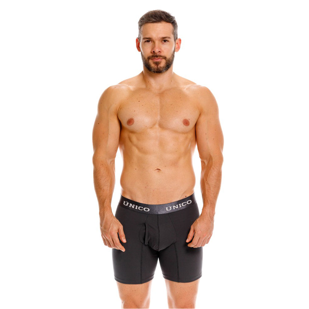 Mundo Unico Relax Fit Grey Men's Boxer Briefs in Gray – men's boxer briefs Handmade in Colombia