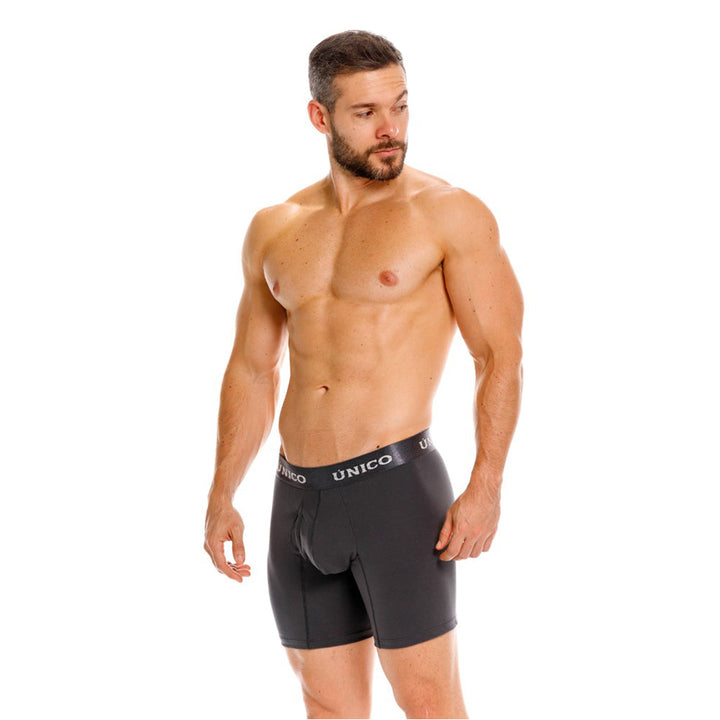 Mundo Unico Relax Fit Grey Men's Boxer Briefs in Gray – men's boxer briefs Handmade in Colombia