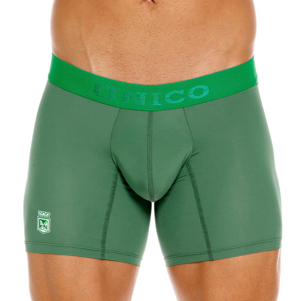 Mundo Unico Atlético Nacional Men's Mid-Boxer Briefs - Green (Saque)