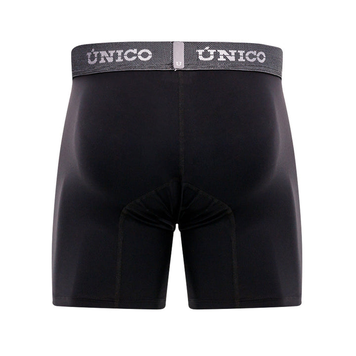 Mundo Unico Men’s Bóxer Medio Sorona Negro - Premium Cotton Boxer Briefs with Suspension Pouch