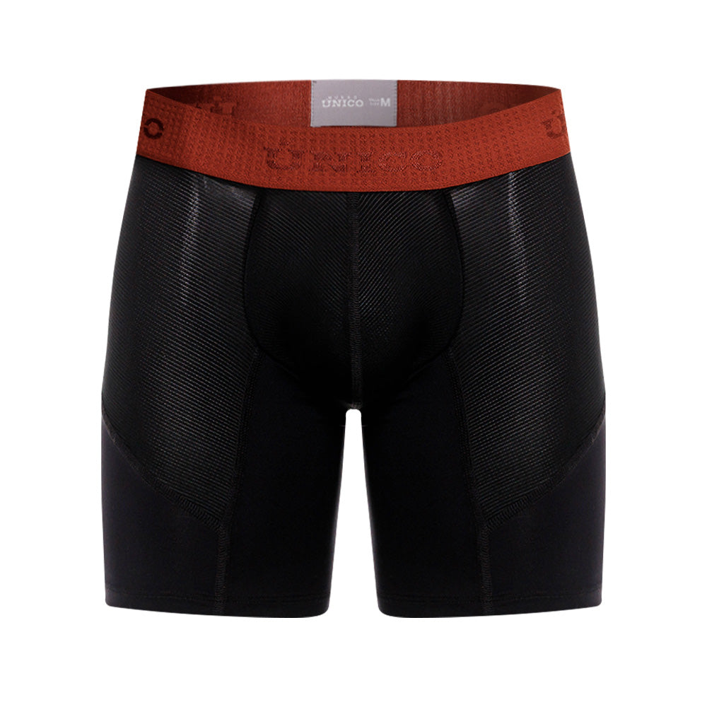 MUNDO ÚNICO "Sugary" Black Mid-Boxer Briefs (BOXER MEDIO SUGARY NEGRO)