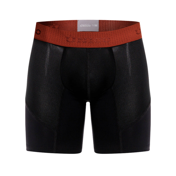 MUNDO ÚNICO "Sugary" Black Mid-Boxer Briefs (BOXER MEDIO SUGARY NEGRO)