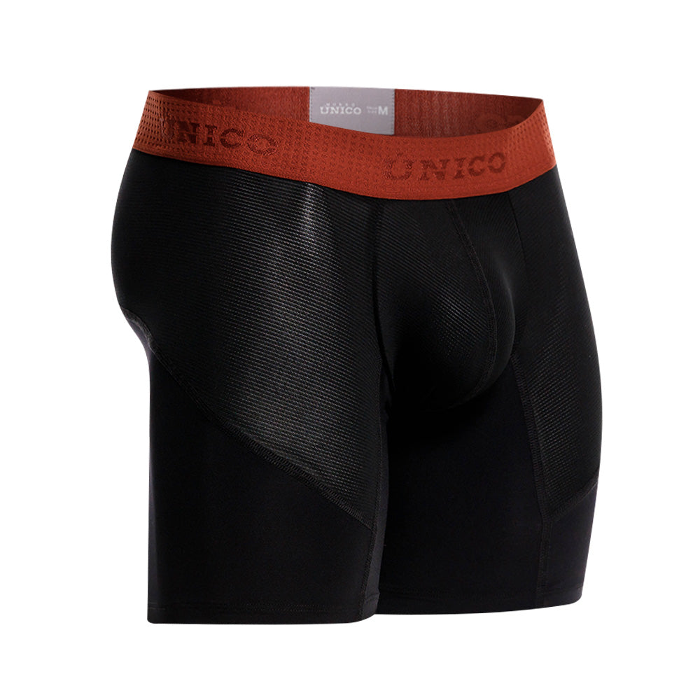 MUNDO ÚNICO "Sugary" Black Mid-Boxer Briefs (BOXER MEDIO SUGARY NEGRO)