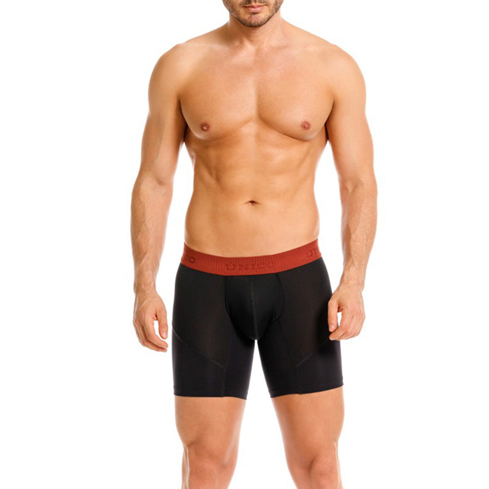 MUNDO ÚNICO "Sugary" Black Mid-Boxer Briefs (BOXER MEDIO SUGARY NEGRO)
