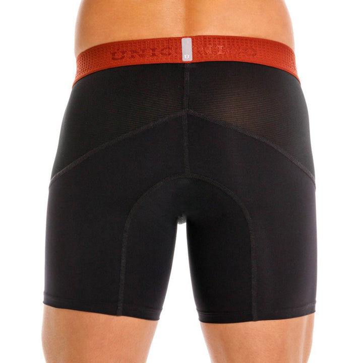 MUNDO ÚNICO "Sugary" Black Mid-Boxer Briefs (BOXER MEDIO SUGARY NEGRO)