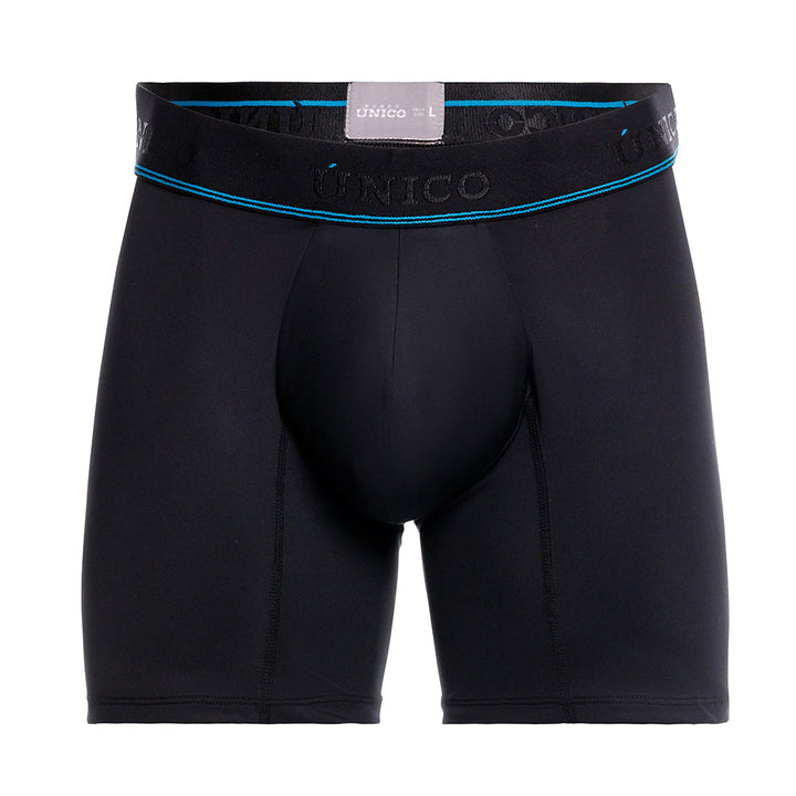MUNDO ÚNICO ULTRASAFE Black Mid-Length Incontinence Boxer Briefs (BOXER MEDIO ULTRASAFE NEGRO)