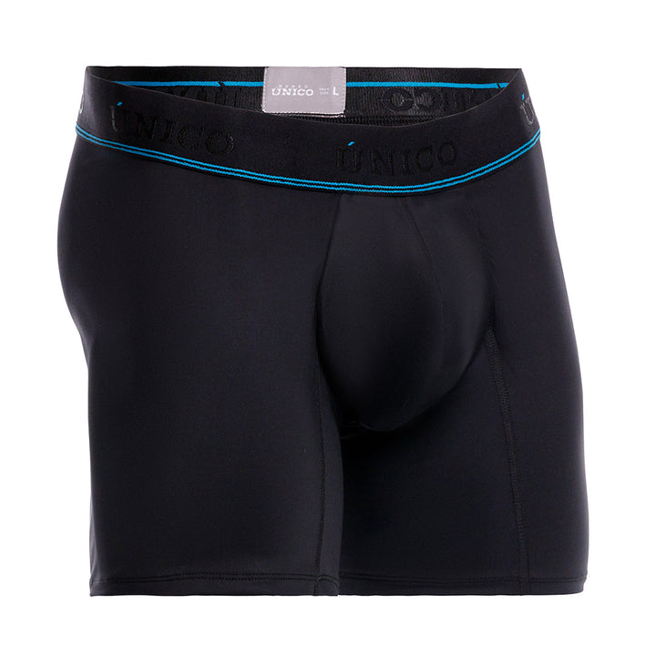 MUNDO ÚNICO ULTRASAFE Black Mid-Length Incontinence Boxer Briefs (BOXER MEDIO ULTRASAFE NEGRO)