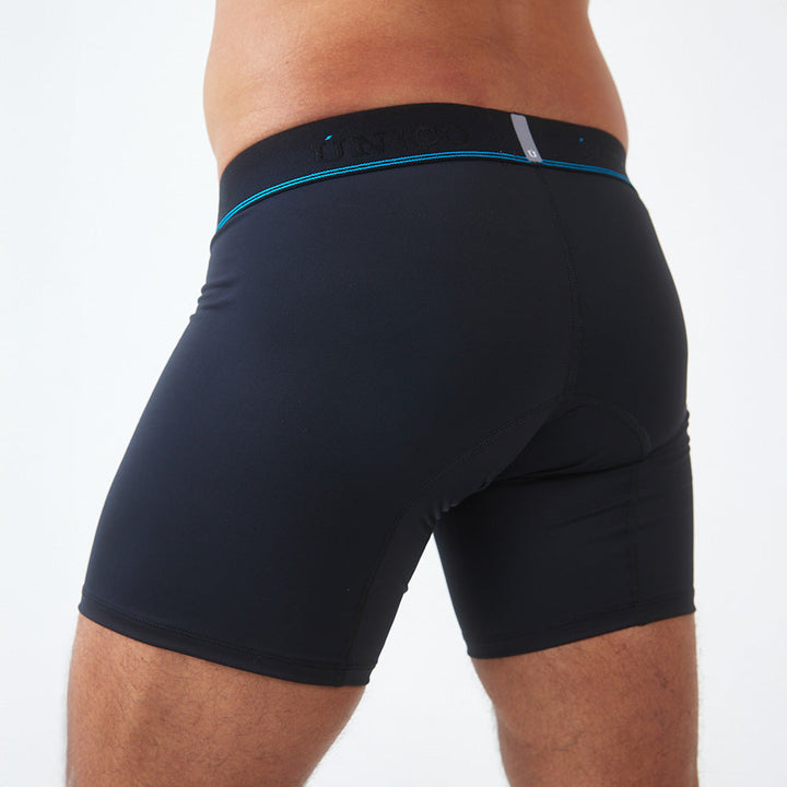 MUNDO ÚNICO ULTRASAFE Black Mid-Length Incontinence Boxer Briefs (BOXER MEDIO ULTRASAFE NEGRO)