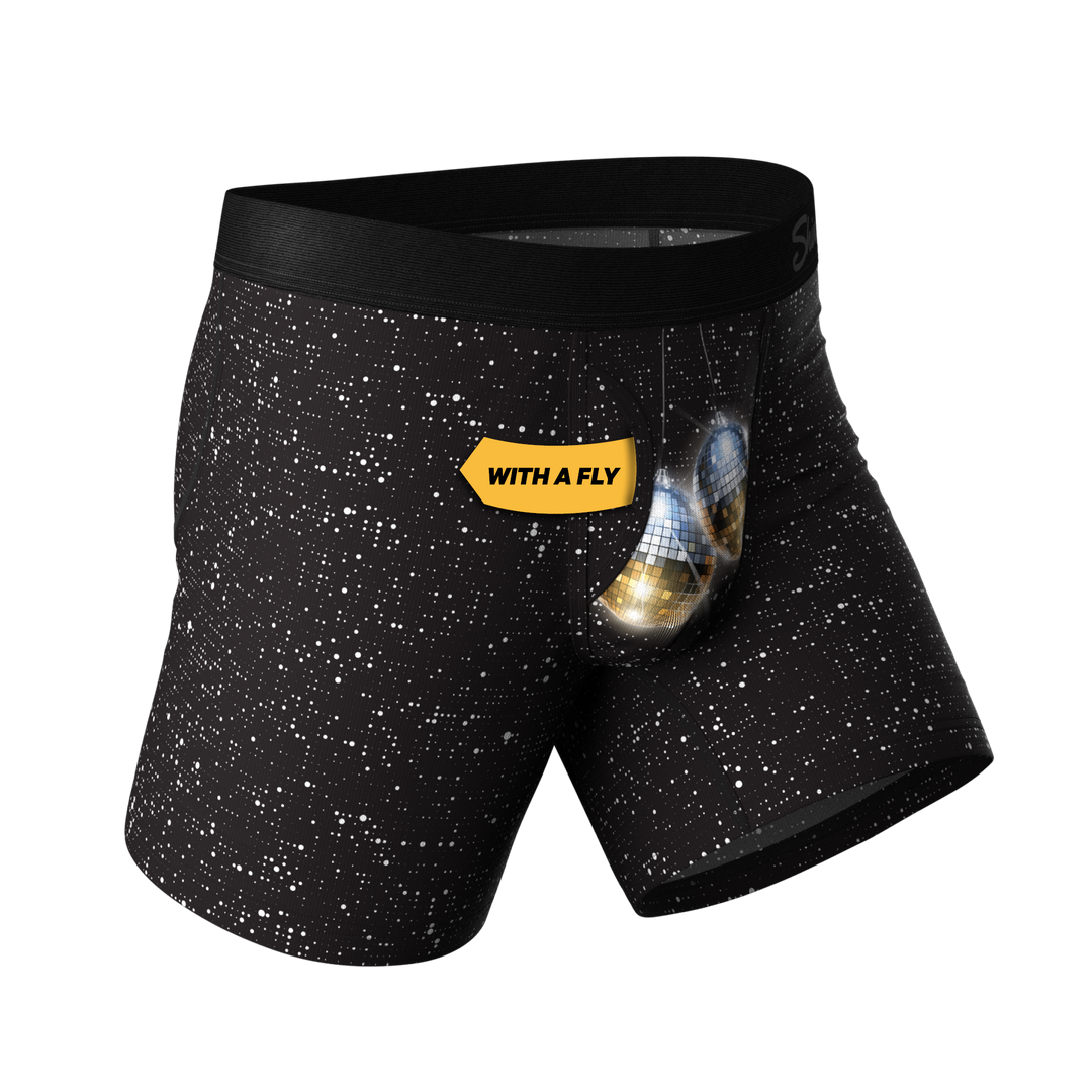 Shinesty "The Discotheque" Disco Ball Hammock® Pouch Underwear With Fly