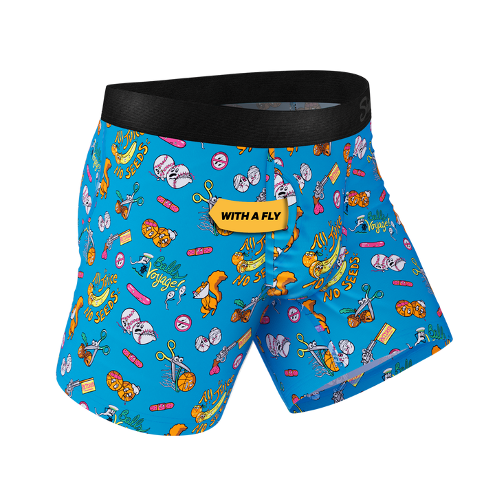 The Balls Voyage Vasectomy Boxer Briefs with Ball Hammock® Pouch & Fly