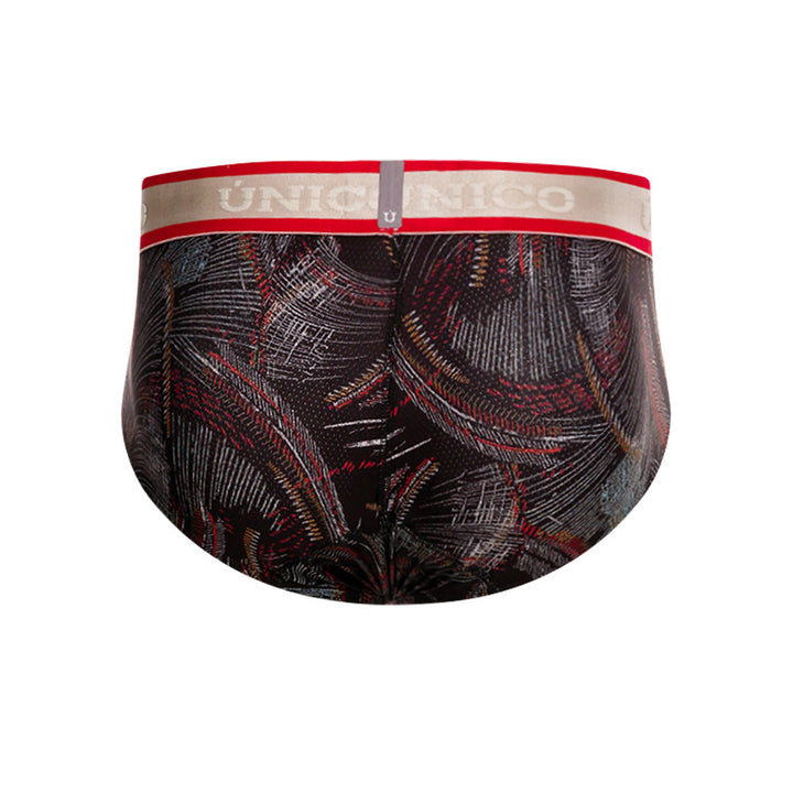 Mundo Unico Men's Abismal Negro Boxer Briefs - High-Performance Microfiber with Anatomical Pouch