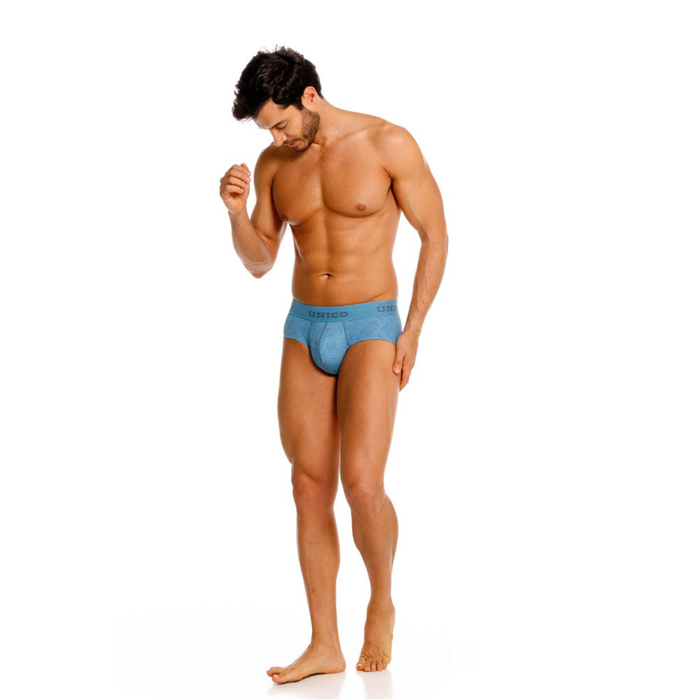 Mundo Unico Lenoso Men's Boxer Brief in Blue – men's boxer briefs Handmade in Colombia
