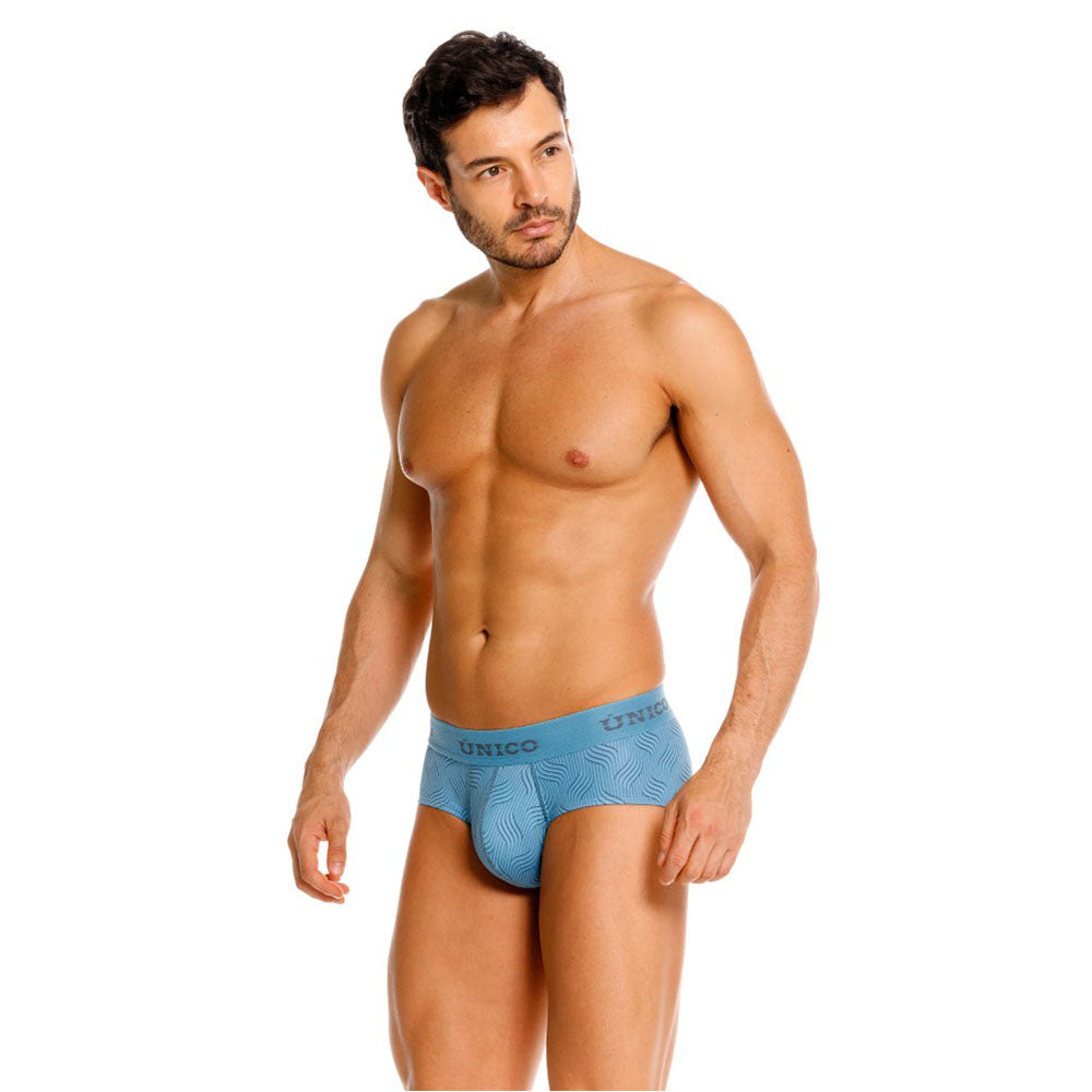 Mundo Unico Lenoso Men's Boxer Brief in Blue – men's boxer briefs Handmade in Colombia
