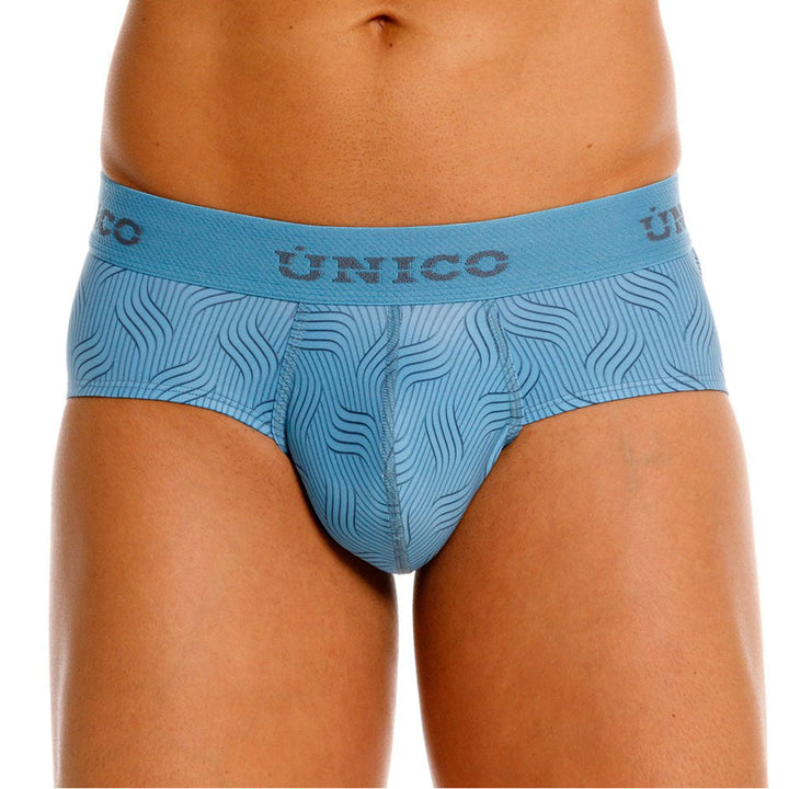 Mundo Unico Lenoso Men's Boxer Brief in Blue – men's boxer briefs Handmade in Colombia