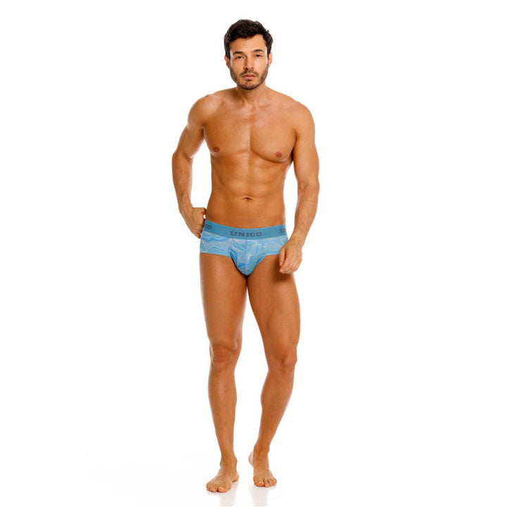 Mundo Unico Matiz Men's Boxer Brief in Blue – men's boxer briefs Handmade in Colombia