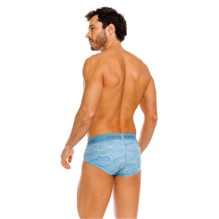 Mundo Unico Matiz Men's Boxer Brief in Blue – men's boxer briefs Handmade in Colombia