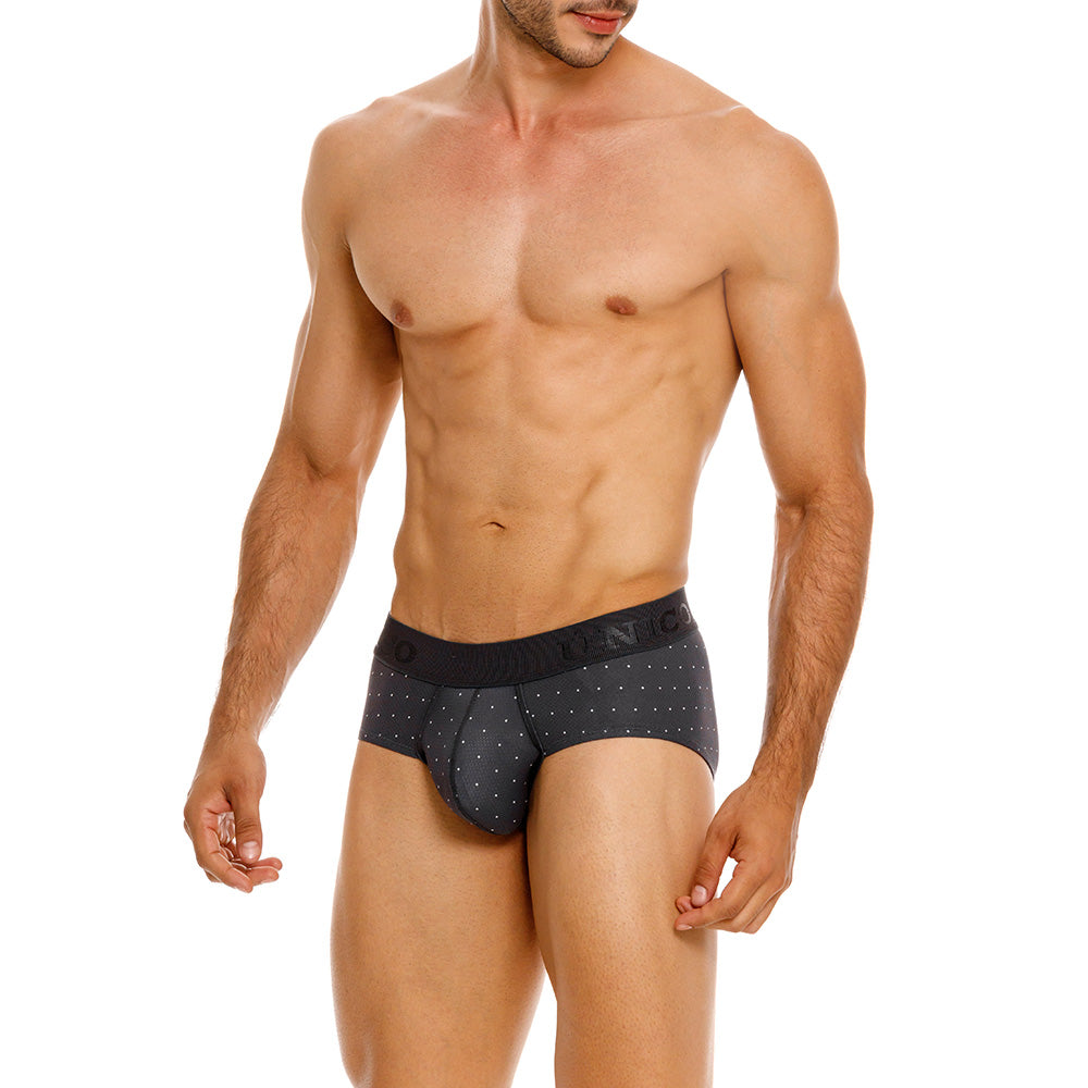 Mundo Unico Men’s Boxer Brief Salar Gris - Perforated Microfiber Performance Boxer Briefs