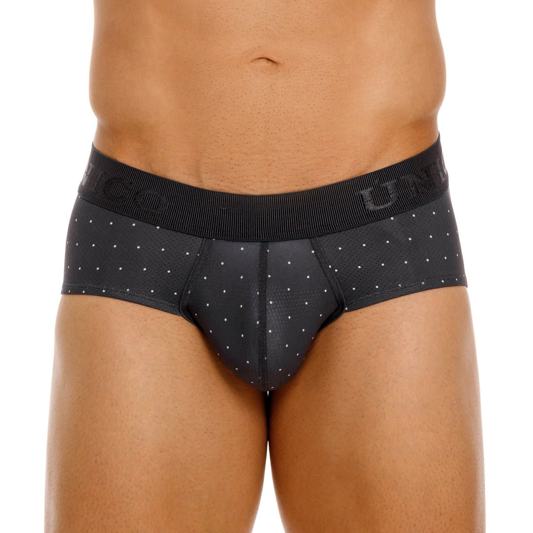 Mundo Unico Men’s Boxer Brief Salar Gris - Perforated Microfiber Performance Boxer Briefs