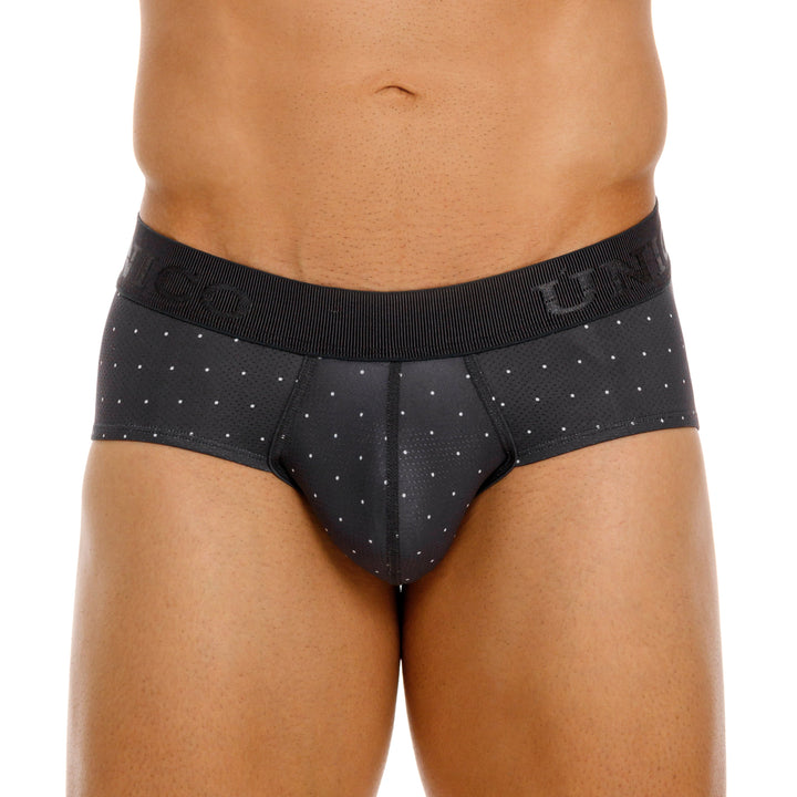 Mundo Unico Men’s Boxer Brief Salar Gris - Perforated Microfiber Performance Boxer Briefs