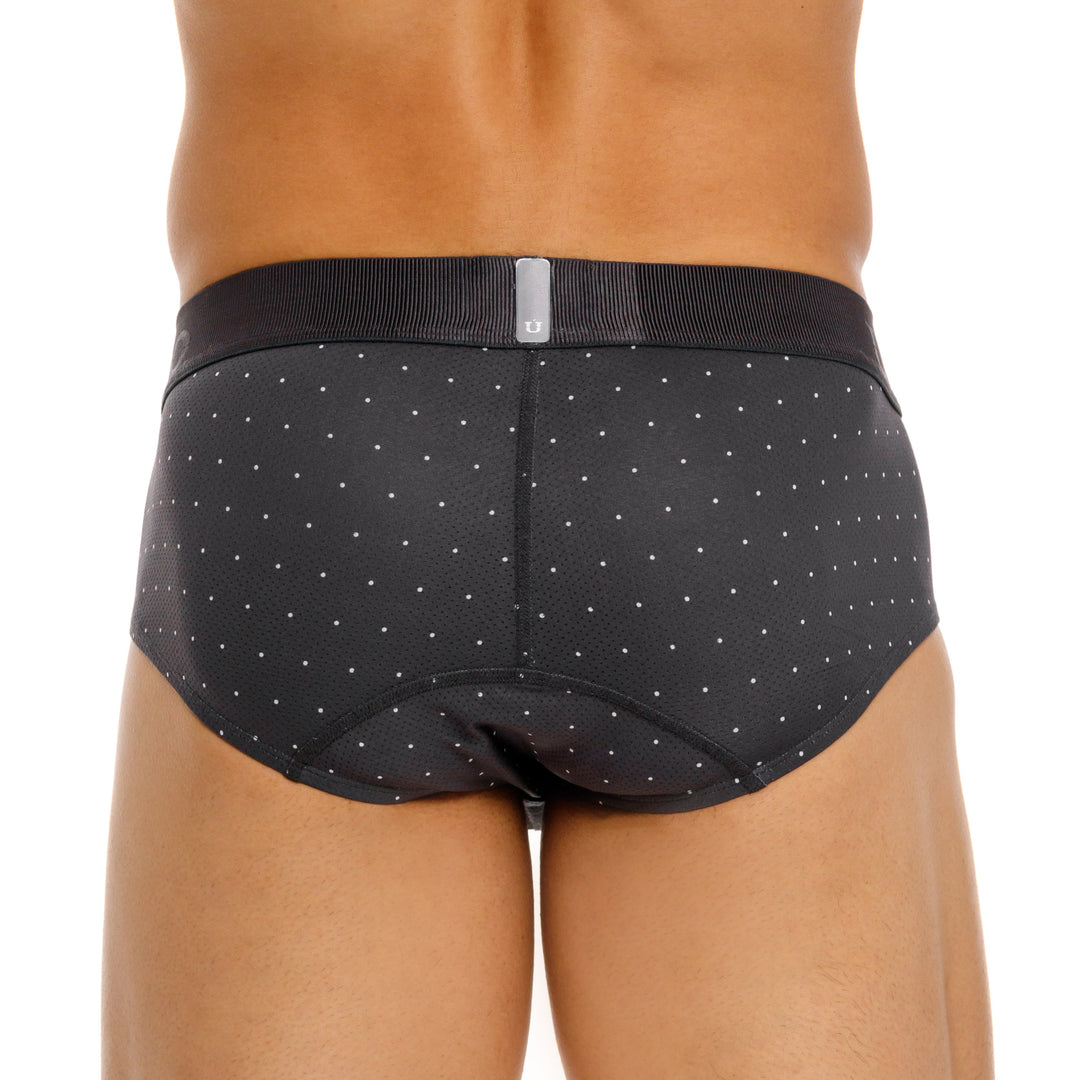 Mundo Unico Men’s Boxer Brief Salar Gris - Perforated Microfiber Performance Boxer Briefs