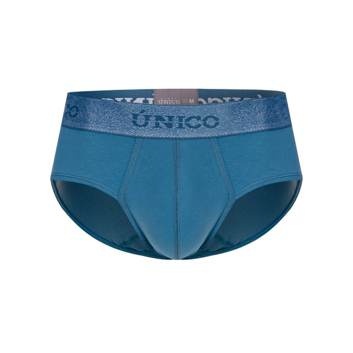 Mundo Unico Teal Men's Boxer Brief in Blue – men's boxer briefs Handmade in Colombia